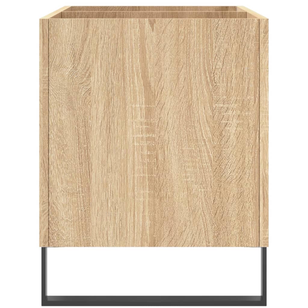 Armoire à disques chêne sonoma 74,5x38x48 cm bois d'ingénierie