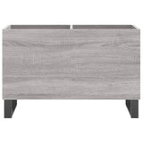 Sonoma gray record cabinet 74.5x38x48 cm engineered wood