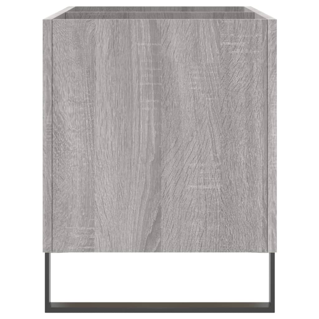 Sonoma gray record cabinet 74.5x38x48 cm engineered wood