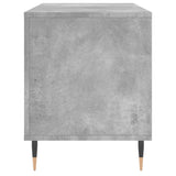 Armoire à disques gris béton 100x38x48 cm bois d'ingénierie