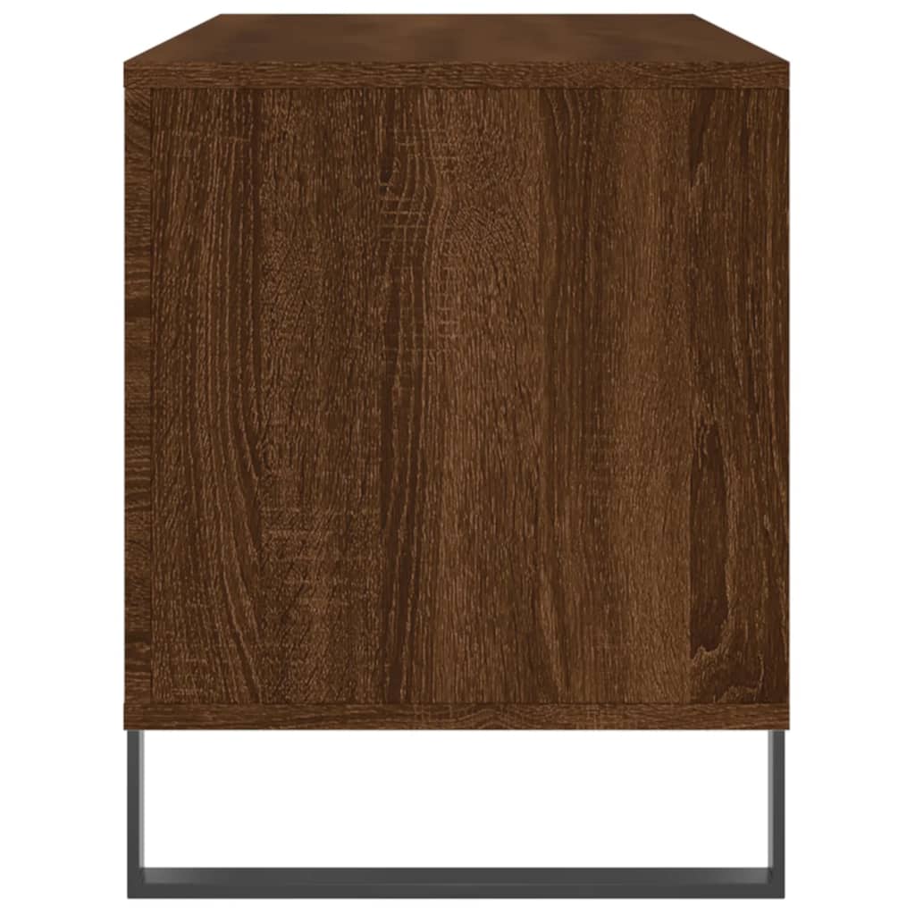 Armoire à disques chêne marron 100x38x48 cm bois d'ingénierie