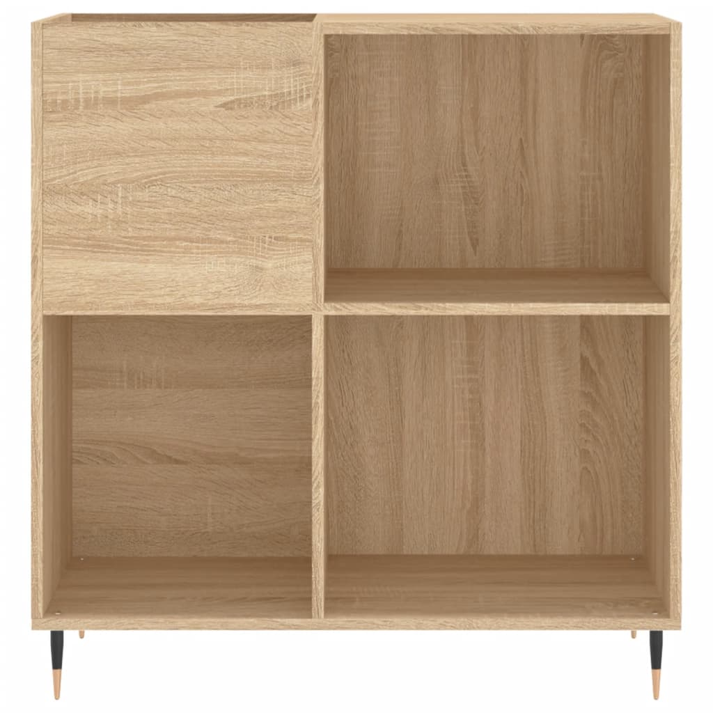 Armoire à disques chêne sonoma 84,5x38x89 cm bois d'ingénierie