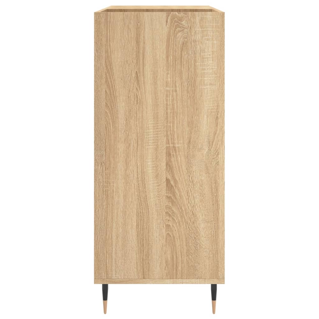 Armoire à disques chêne sonoma 84,5x38x89 cm bois d'ingénierie