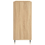 Armoire à disques chêne sonoma 84,5x38x89 cm bois d'ingénierie