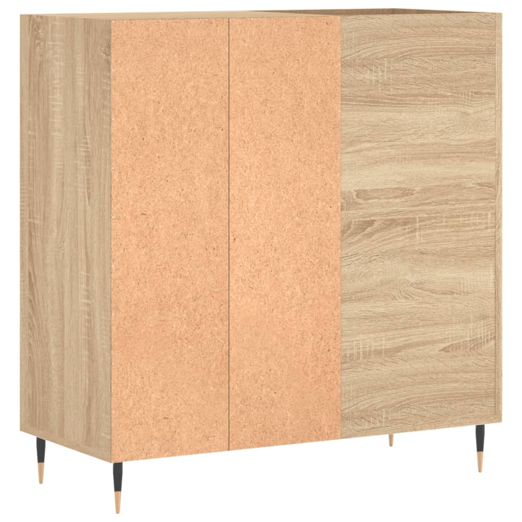 Armoire à disques chêne sonoma 84,5x38x89 cm bois d'ingénierie