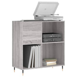 Sonoma gray record cabinet 84.5x38x89 cm engineered wood