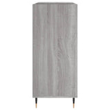 Sonoma gray record cabinet 84.5x38x89 cm engineered wood