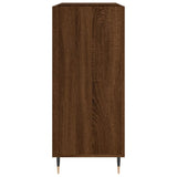 Armoire à disques chêne marron 84,5x38x89 cm bois d'ingénierie