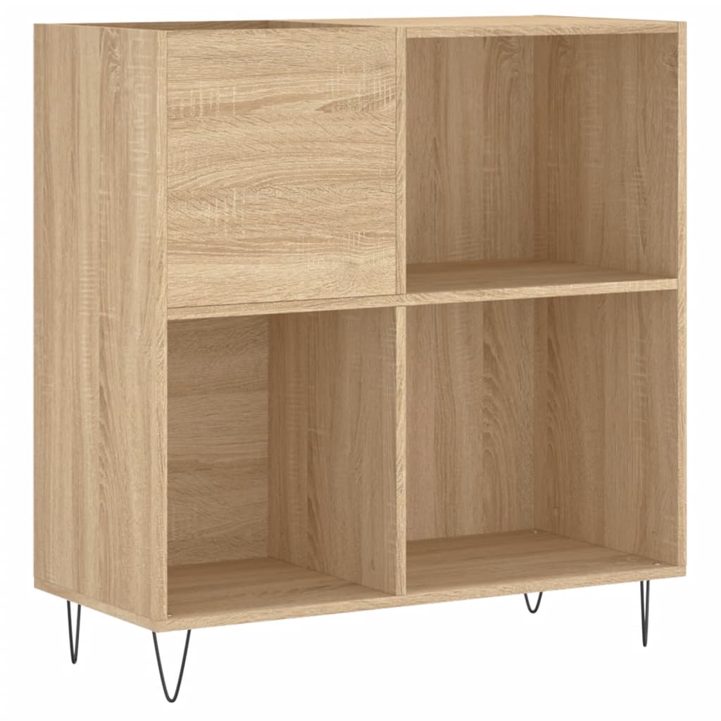 Armoire à disques chêne sonoma 84,5x38x89 cm bois d'ingénierie