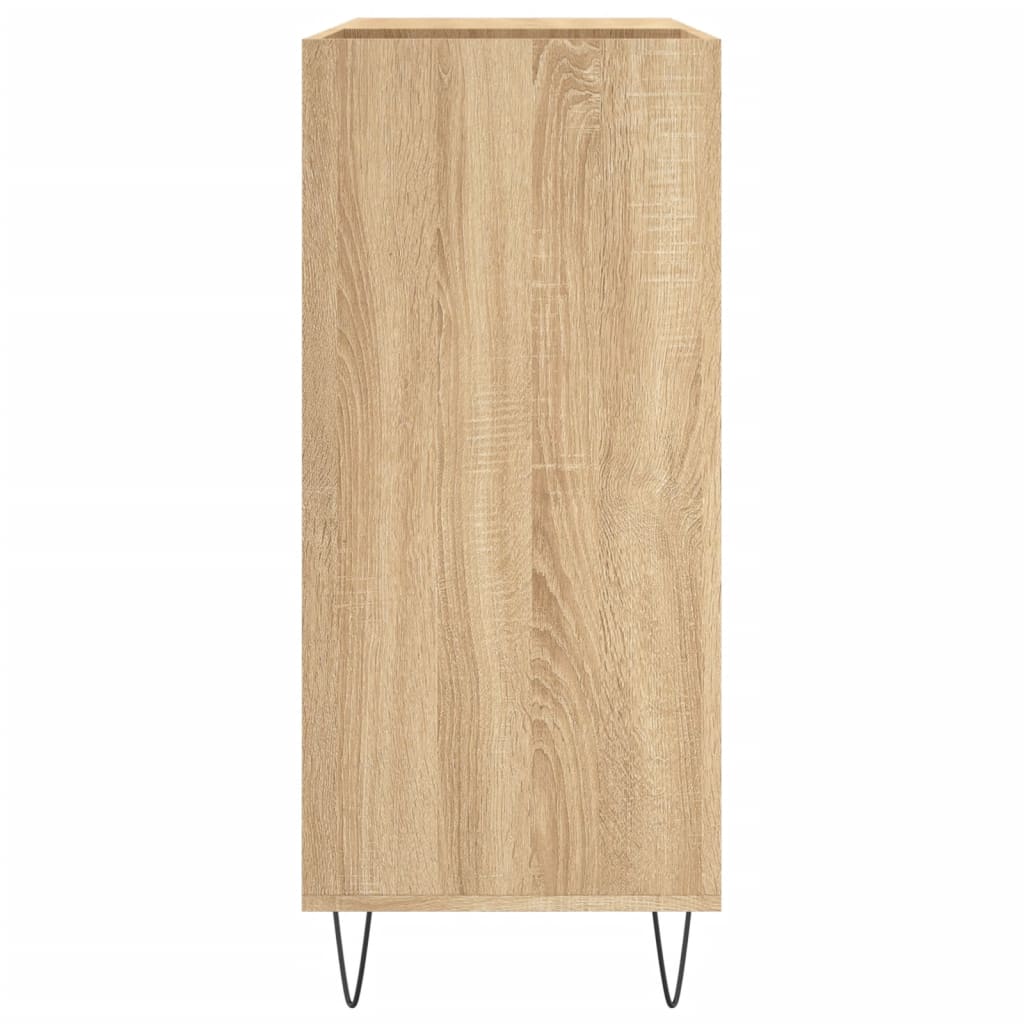 Armoire à disques chêne sonoma 84,5x38x89 cm bois d'ingénierie