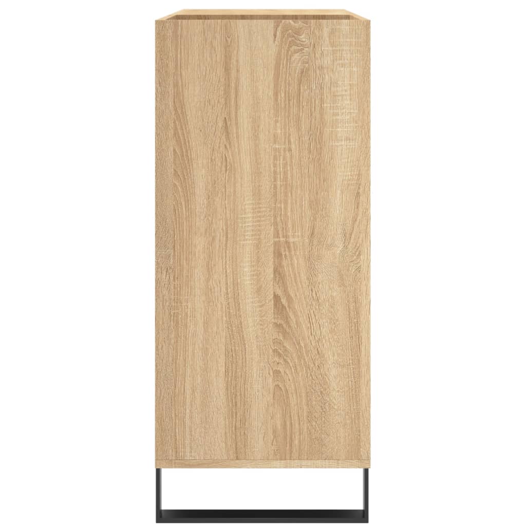 Armoire à disques chêne sonoma 84,5x38x89 cm bois d'ingénierie