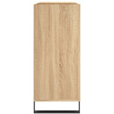 Armoire à disques chêne sonoma 84,5x38x89 cm bois d'ingénierie