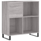 Armoire à disques sonoma gris 84,5x38x89 cm bois d'ingénierie