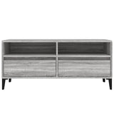 Meuble TV sonoma gris 100x34,5x44,5 cm bois d'ingénierie