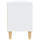 Meuble TV blanc 150x30x44,5 cm bois d'ingénierie