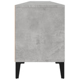 Meuble TV gris béton 150x30x44,5 cm bois d'ingénierie