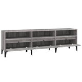 Meuble TV sonoma gris 150x30x44,5 cm bois d'ingénierie