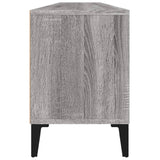 Meuble TV sonoma gris 150x30x44,5 cm bois d'ingénierie