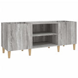 Sonoma gray record cabinet 121x38x48 cm engineered wood