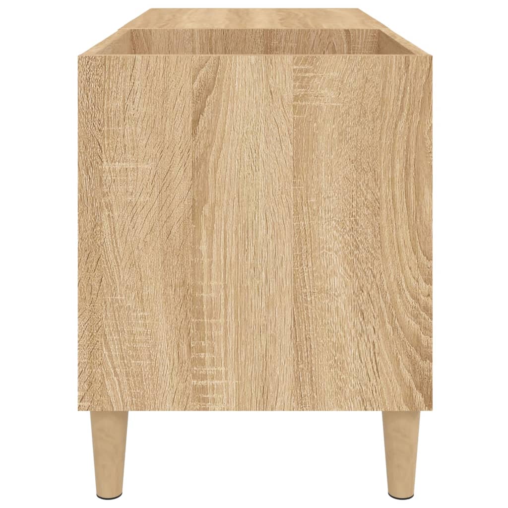 Armoire à disques chêne sonoma 84,5x38x48 cm bois d'ingénierie