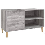 Armoire à disques sonoma gris 84,5x38x48 cm bois d'ingénierie