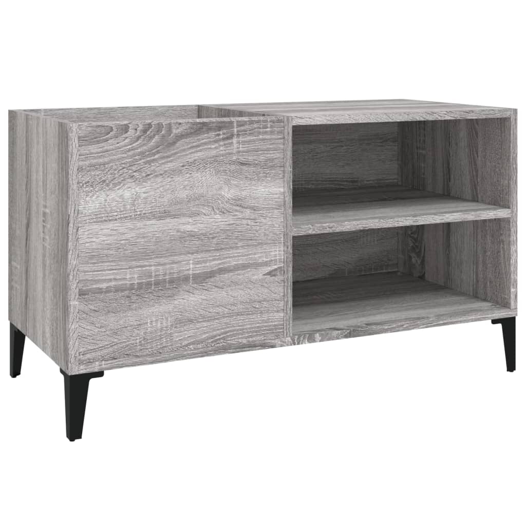 Sonoma Schallplattenschrank grau 84,5x38x48 cm Holzwerkstoff