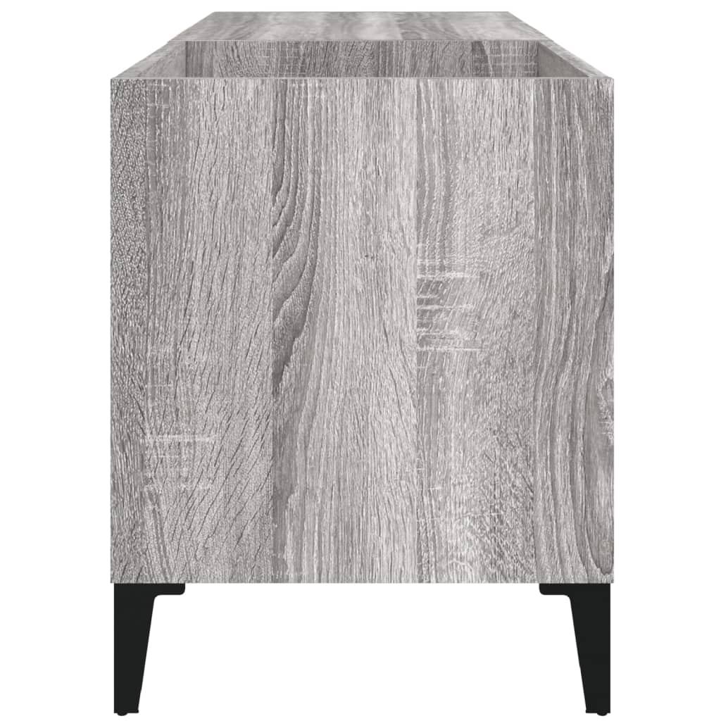 Sonoma Schallplattenschrank grau 84,5x38x48 cm Holzwerkstoff