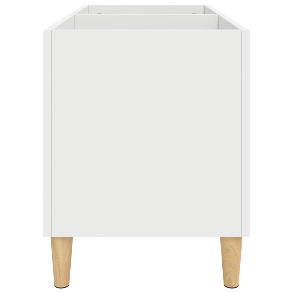 Armoire à disques blanc 74,5x38x48 cm bois d'ingénierie