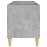 Armoire à disques gris béton 74,5x38x48 cm bois d'ingénierie