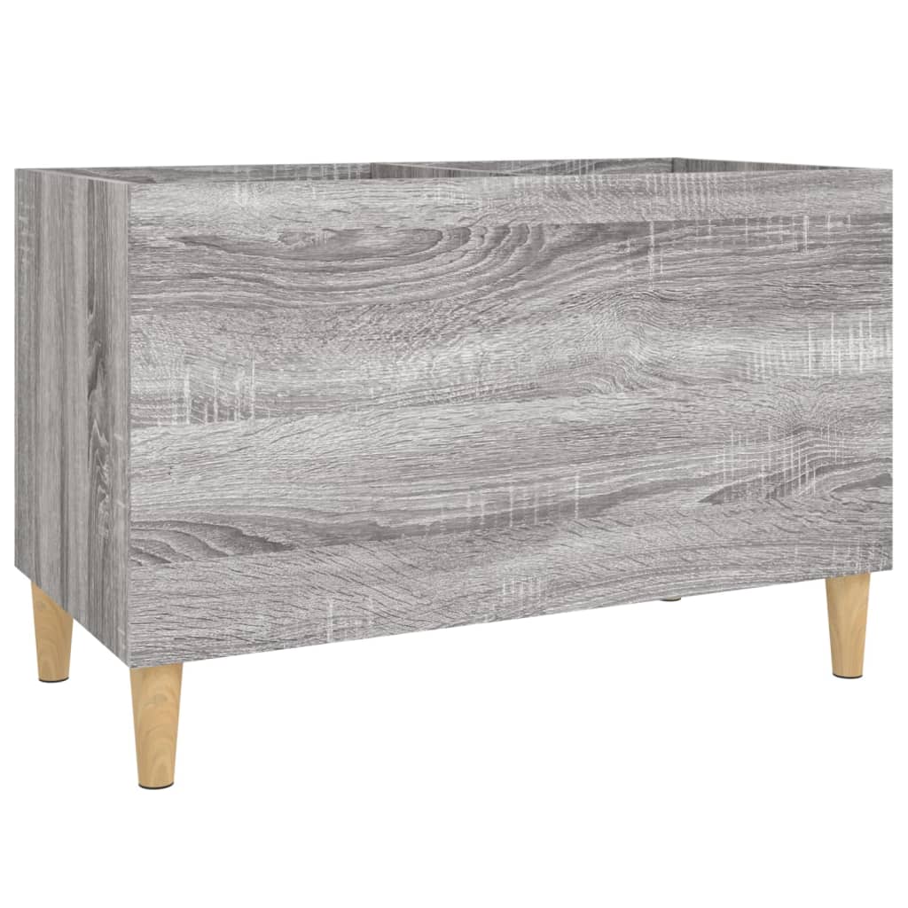 Sonoma Schallplattenschrank grau 74,5x38x48 cm Holzwerkstoff