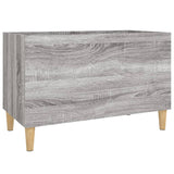 Sonoma Schallplattenschrank grau 74,5x38x48 cm Holzwerkstoff