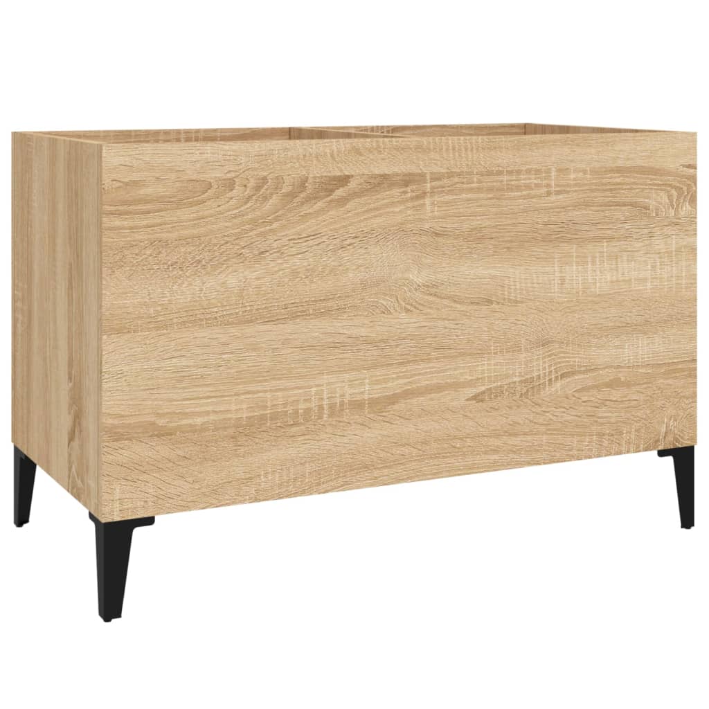 Plattenschrank aus Sonoma-Eiche, 74,5 x 38 x 48 cm, Holzwerkstoff