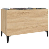 Plattenschrank aus Sonoma-Eiche, 74,5 x 38 x 48 cm, Holzwerkstoff