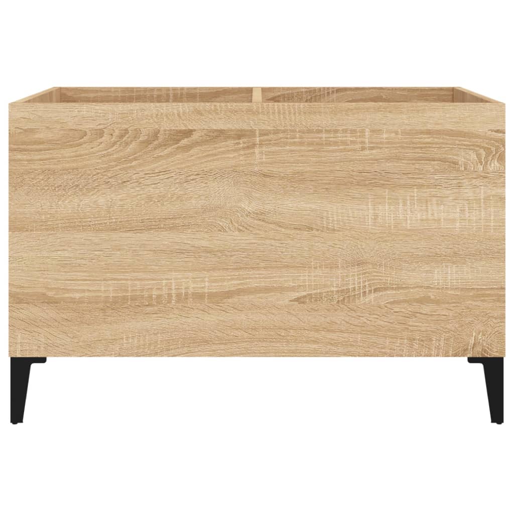 Plattenschrank aus Sonoma-Eiche, 74,5 x 38 x 48 cm, Holzwerkstoff