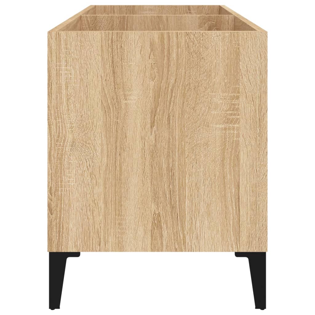 Plattenschrank aus Sonoma-Eiche, 74,5 x 38 x 48 cm, Holzwerkstoff