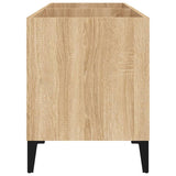 Plattenschrank aus Sonoma-Eiche, 74,5 x 38 x 48 cm, Holzwerkstoff