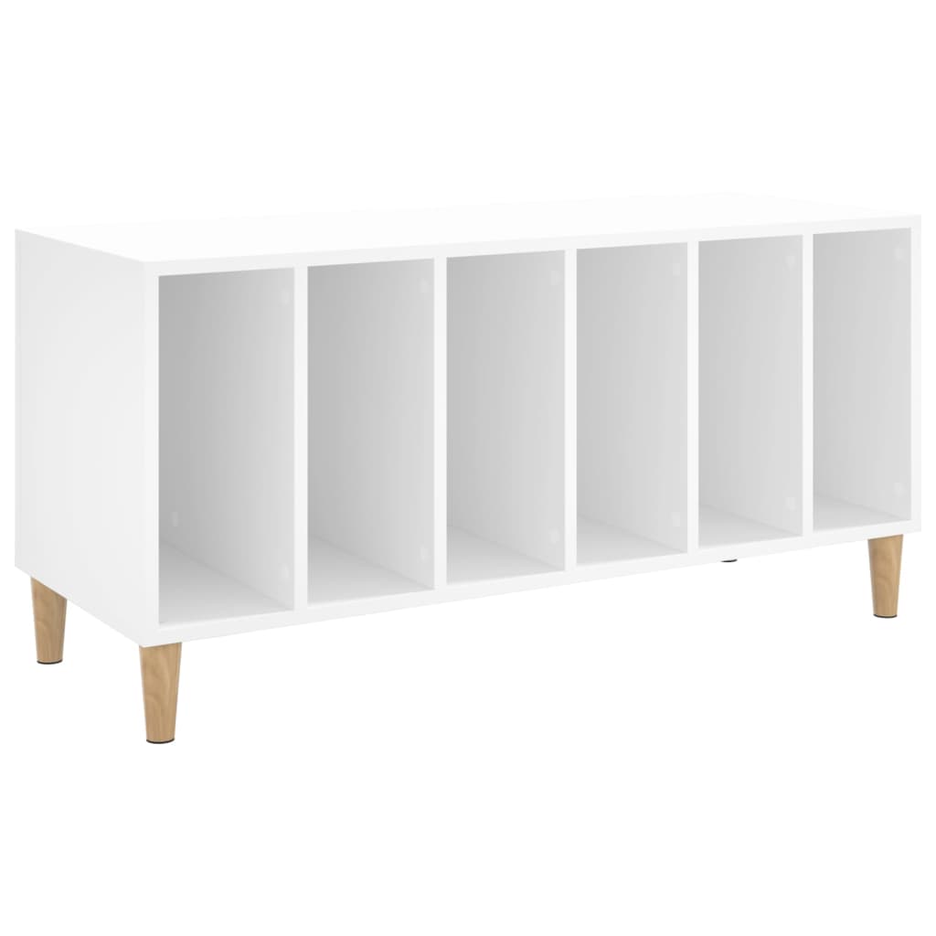 Armoire à disques blanc 100x38x48 cm bois d'ingénierie