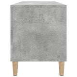 Armoire à disques gris béton 100x38x48 cm bois d'ingénierie