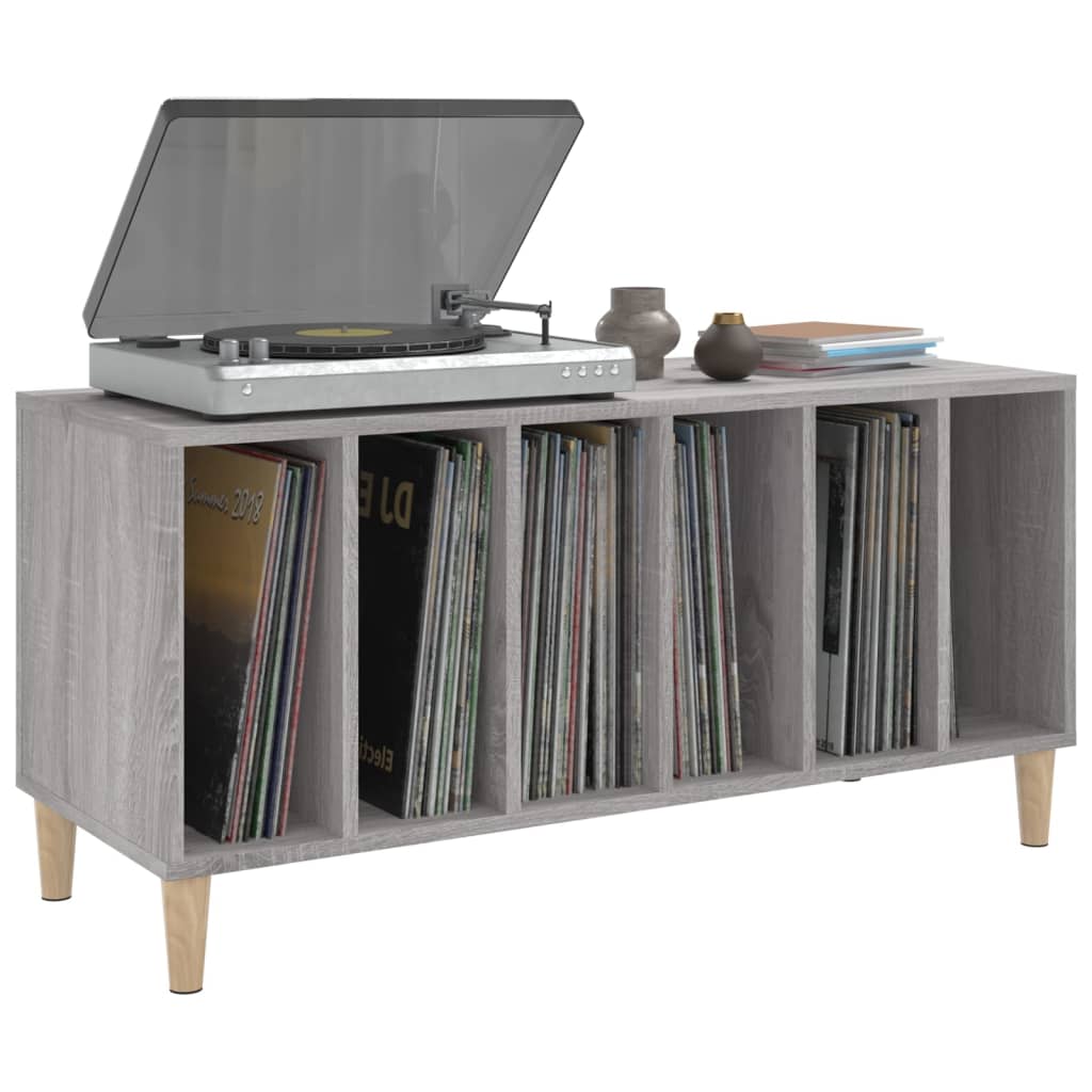 Sonoma gray record cabinet 100x38x48 cm engineered wood