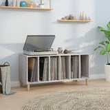 Sonoma gray record cabinet 100x38x48 cm engineered wood