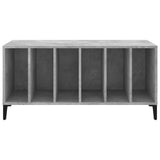 Concrete gray record cabinet 100x38x48 cm engineered wood