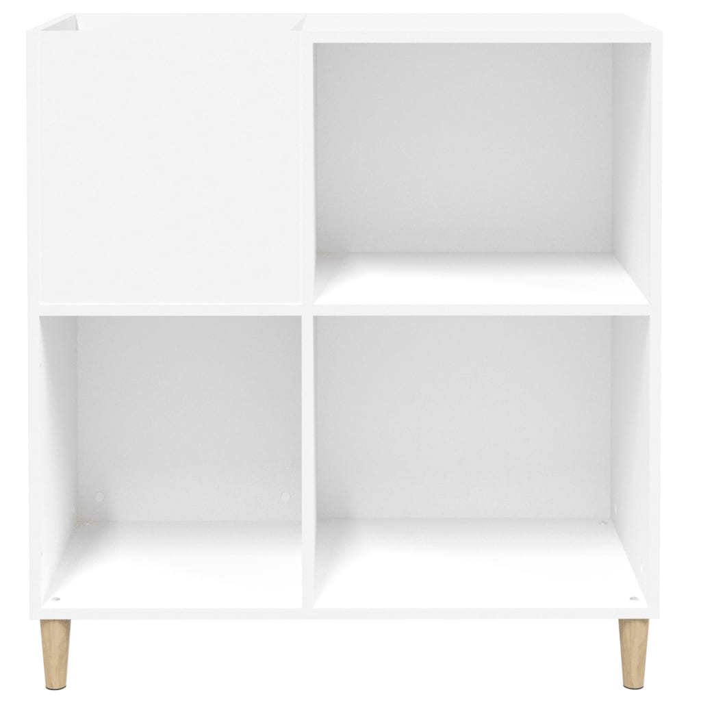 Armoire à disques blanc 84,5x38x89 cm bois d'ingénierie