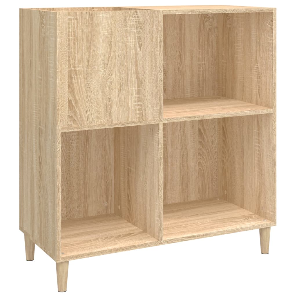 Armoire à disques chêne sonoma 84,5x38x89 cm bois d'ingénierie