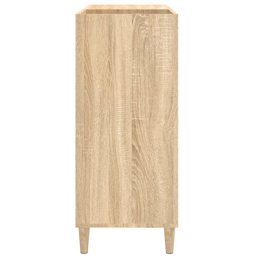 Armoire à disques chêne sonoma 84,5x38x89 cm bois d'ingénierie