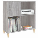 Armoire à disques sonoma gris 84,5x38x89 cm bois d'ingénierie