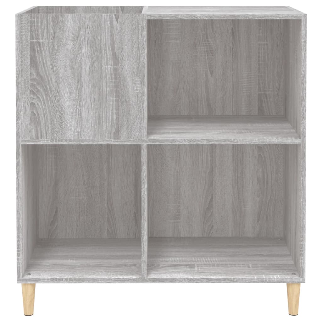 Armoire à disques sonoma gris 84,5x38x89 cm bois d'ingénierie