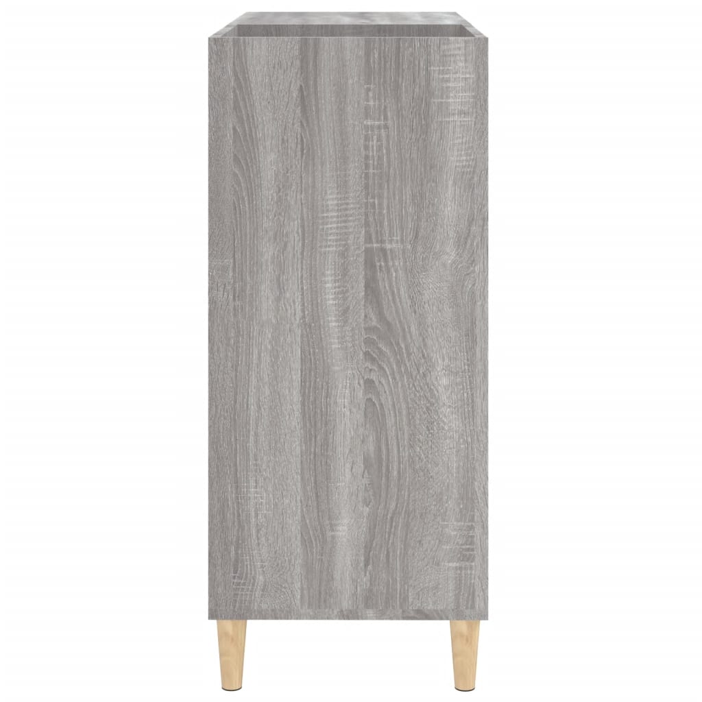 Armoire à disques sonoma gris 84,5x38x89 cm bois d'ingénierie