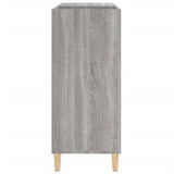 Armoire à disques sonoma gris 84,5x38x89 cm bois d'ingénierie