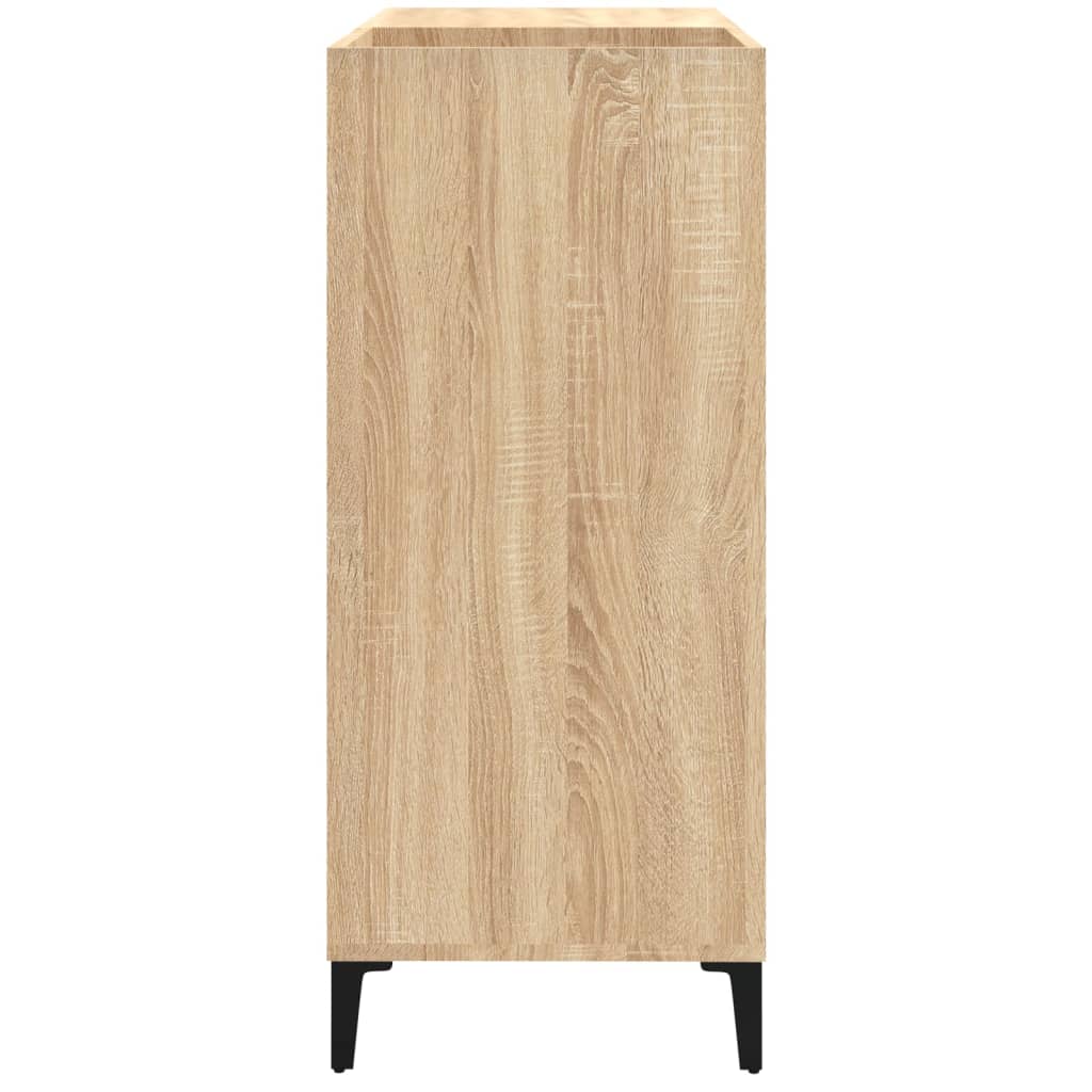 Armoire à disques chêne sonoma 84,5x38x89 cm bois d'ingénierie