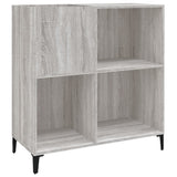 Sonoma Schallplattenschrank grau 84,5x38x89 cm Holzwerkstoff